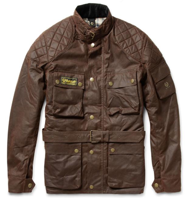 Belstaff trialmaster evolution marron acolchada