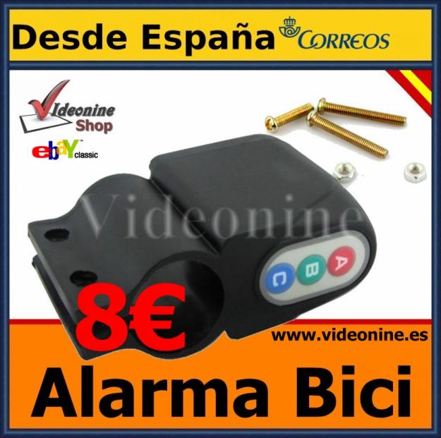 ANTIRROBO ALARMA BICICLETA 110DB   VISITA NUESTRA TIENDA.