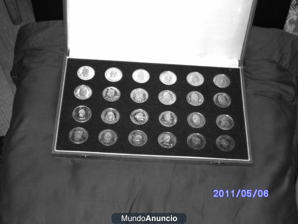 Vendo coleccion de 24 monedas de plata de venezuela 1959 (24 caciques)