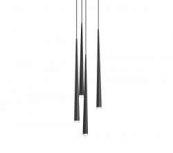 Vibia Colgante slim de 4 negro - iLamparas.com