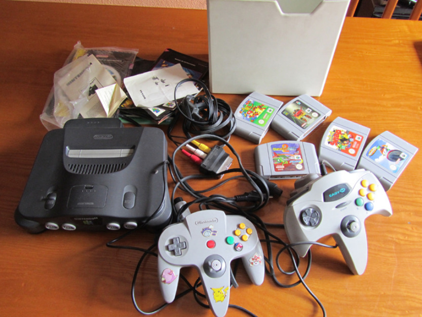 Baratisima videoconsola nintendo 64 5 juegos x 70 €