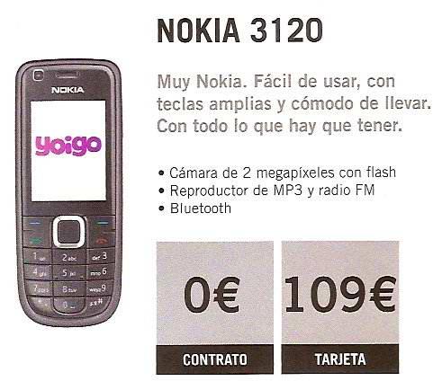 nokia 3120, sony ericsson g502 .... a 0 euros