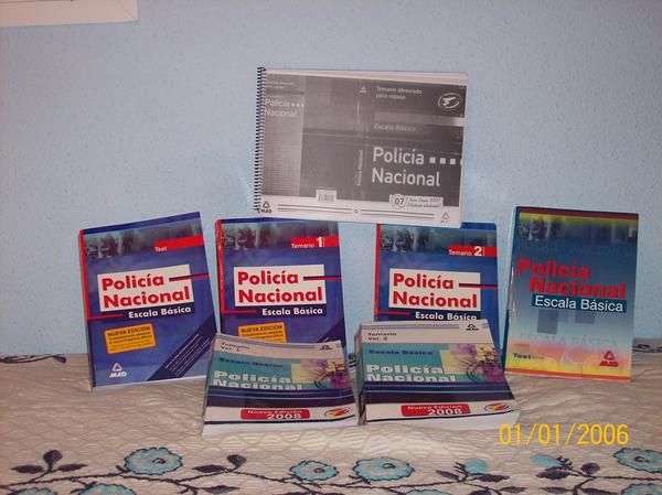 VENDO LIBROS PARA OPOSICION A POLICIA NACIONAL