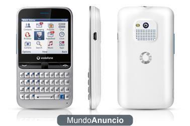 vodafone 555 blue con tecla de facebook integrado ,internet ,mp3 y mucho mas y esta liberado