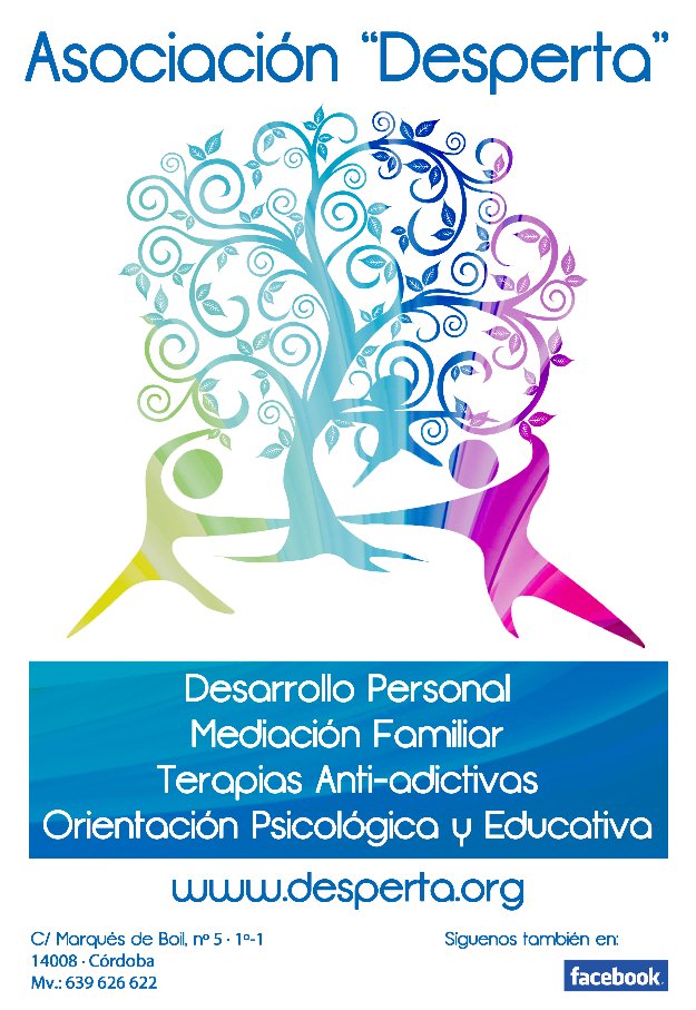 ASOCIACIÓN DESPERTA. Desarrollo personal, mediació familiar y terapias Antiadictivas.