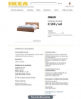 CAMA IKEA, MATRIMONIO 160 X 200 - mejor precio | unprecio.es