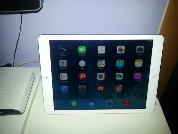 ipad air blanco 16gb y smart cover roja