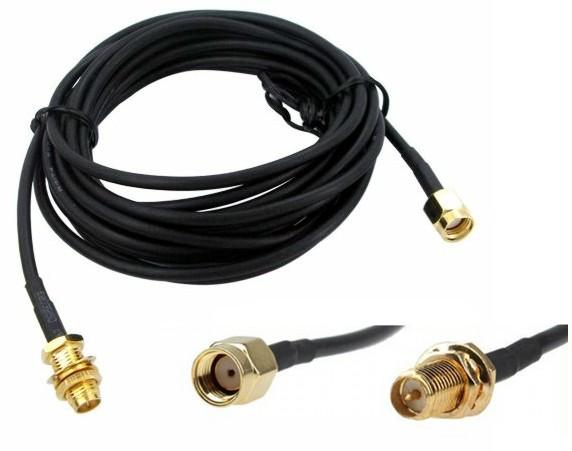 Cable sma macho hembra 3m wifi alargador