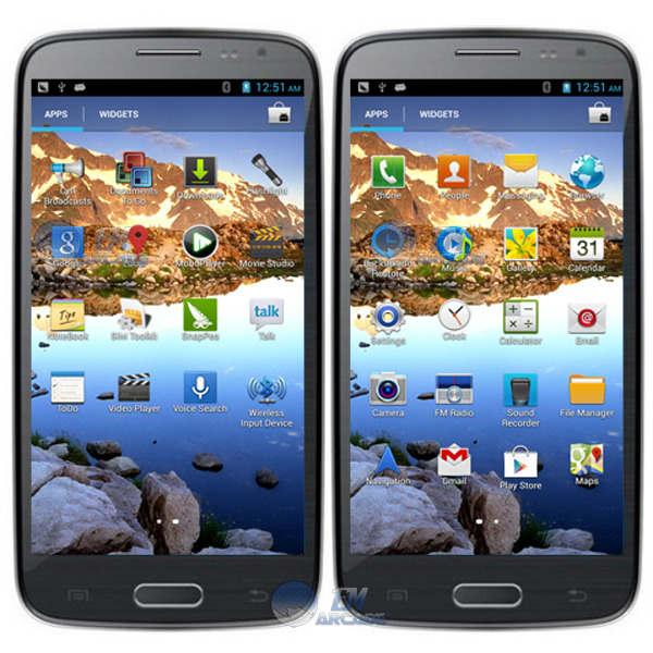 S4 Smart Phone Android 4.2 MTK6589 Quad Core 5.0