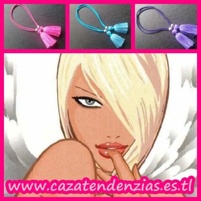 Pulseras Paulina Rubio- Borlas- PULSERAS POMPONES - precios especiales a mayoristas