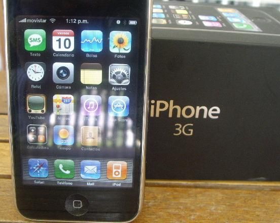 Impresionante movil de apple: iphone 3g 8gb de movistar