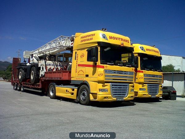 retornos o reportes en gondola para maquinaria, y mercancias