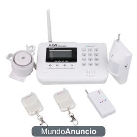 SISTEMA DE ALARMA GSM CON 2 DETECTORES Y SIRENA + MANDOS DE CONEXION/DESCONEXION,INCREIBLE OFERTA