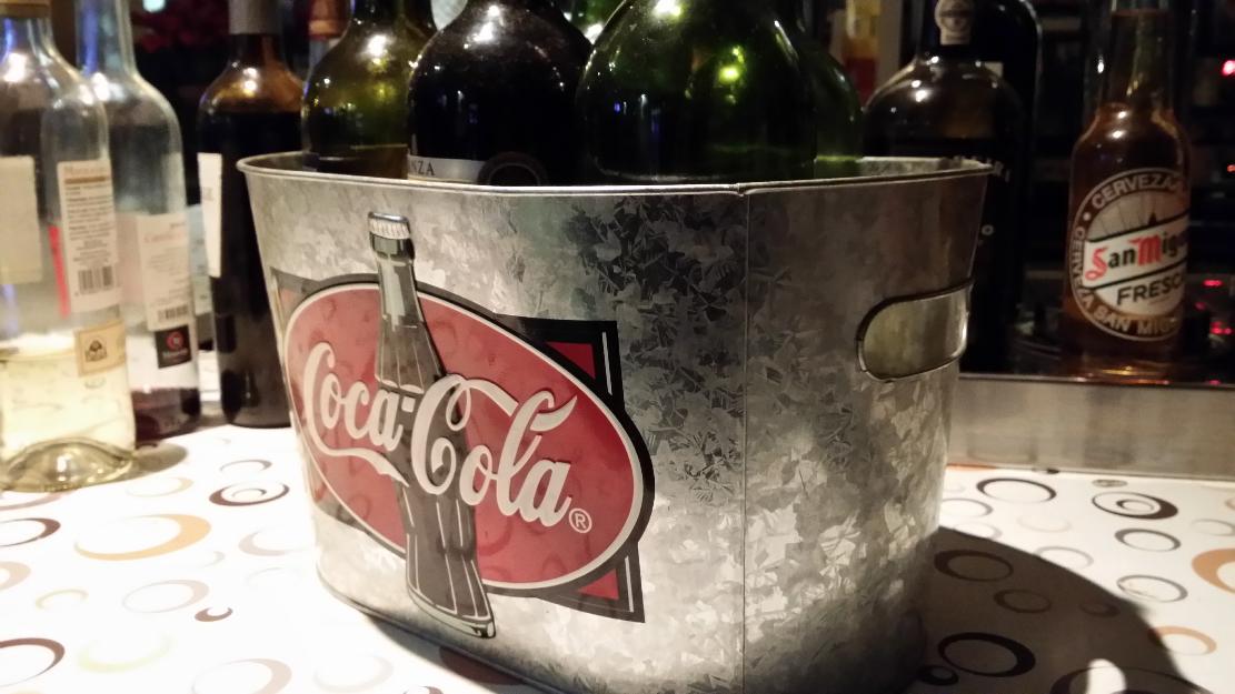 Cubo Hilera de Coca-Cola