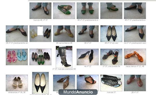 Zapatos nº 37 algunos practicamente a estrenar