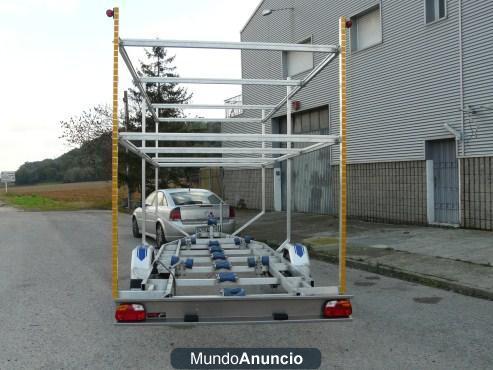 IVERMON TRAILER, REMOLQUES DE NAUTICA PARA OPTIMIST, LASER, ERUROPA, ETC. FABRICADOS EN ALUMMINIO NAVAL