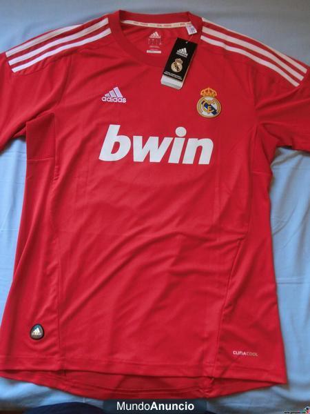 CAMISETA REAL MADRID 11-12 TERCERA EQUIPACION ROJA