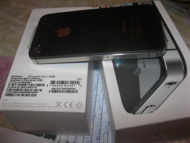 Apple iPhone 4S Negro 16GB 230 euro.