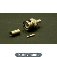 Conector BNC Macho de Crimpar