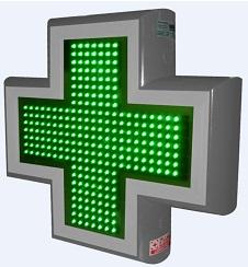 Cruz de farmacia led