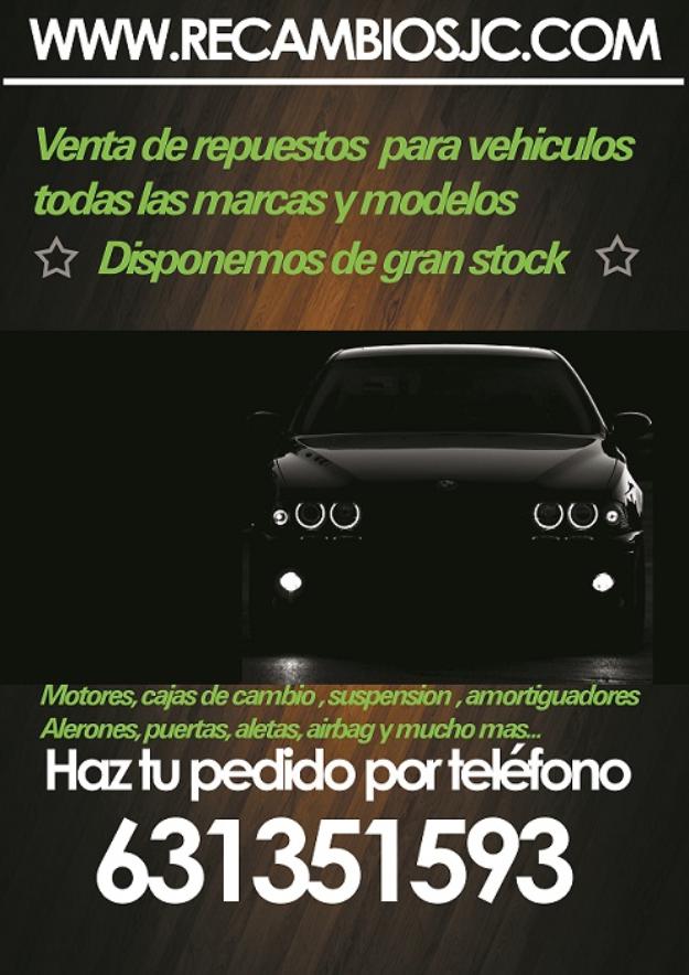 Venta de motores y recambios. recambiosjc.com