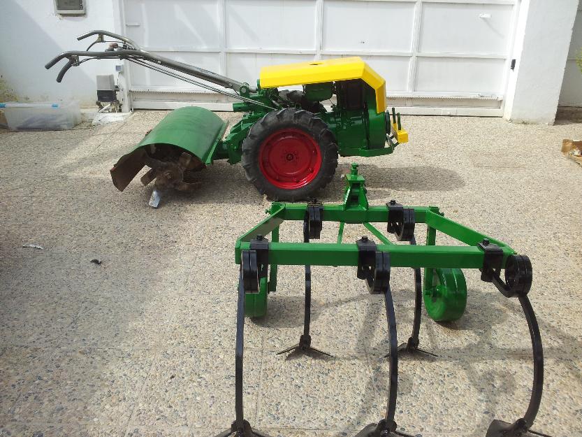 Motocultor Macaper 18CV + Cultivador + Remolque