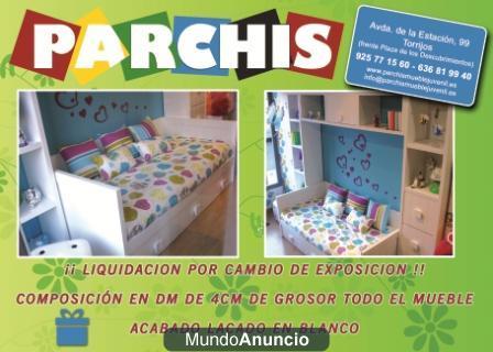 Liquidamos una de nuestras exposiciones de tienda,muebles economicos, muebles baratos, mueble juvenil, mueble lacado, ca