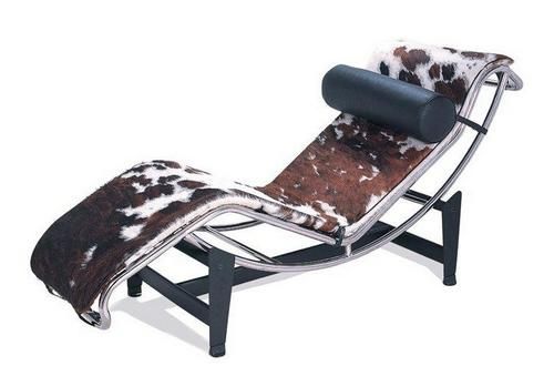 CHAISE LONGE DISEO, PIEL VACA