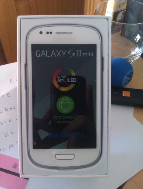 vendo samsung galaxy mini s3 blanco nuevo, a estrenar 280 euros