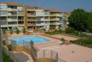 Apartamento en residencia : 4/4 personas - piscina - cap d'agde  herault  languedoc-rosellon  francia