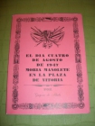 Libro "El día 4 de agosto de 1947 moría Manolete en la Plaza de Toros de Vitoria" - mejor precio | unprecio.es