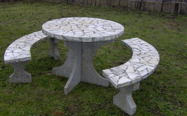 Mesa de marmol para jardin