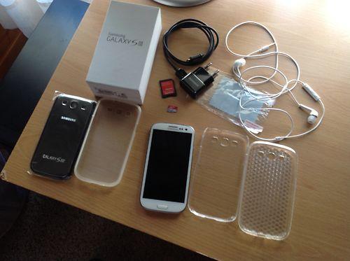 Samsung Galaxy S3 (GT-I9300), libre, blanco, 16GB + EXTRAS