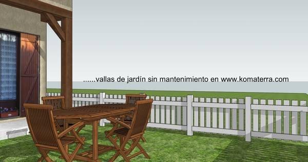 Vallas y Puertas de Jardín sin Mantenimiento ni Pintura