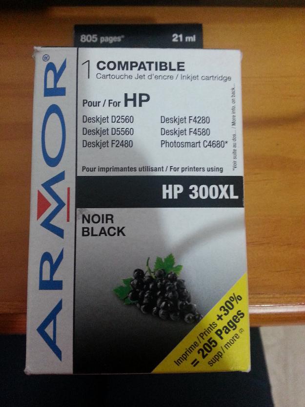 Cartucho Tinta HP 300 XL Negro