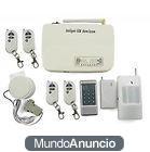 KIT DE ALARMA GSM CON SIRENA + 2 DETECTORES Y DE REGALO CAMARA DE VIGILANCIA