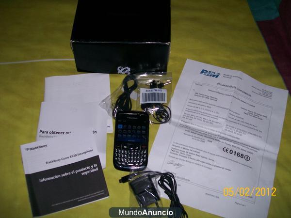 BLACKBERRY 8520 CURVE. NUEVA. LIBRE