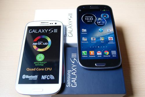 Samsung galaxy s 3 blanco 250, euro.