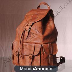 mochilas de cuero , variedad de modelos