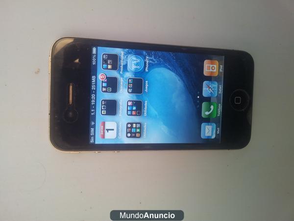 vendo iphone 4 16g negro