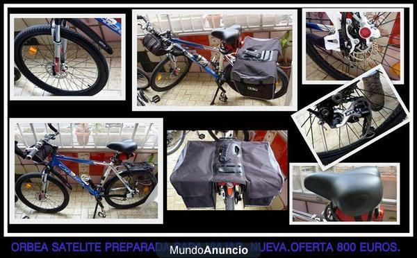 BICICLETA PARA GRANDES VIAJES PREPARADA