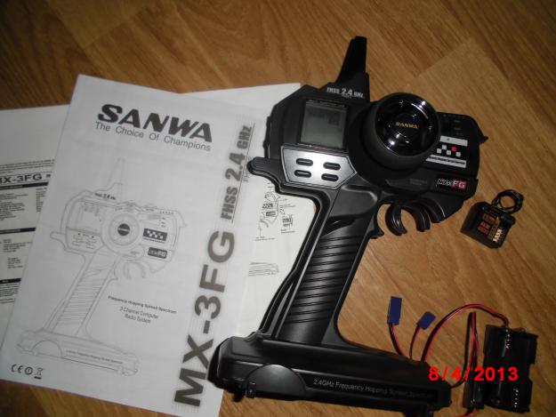 Sanwa mx 3 fg 2. 4 ghz emisora radio control