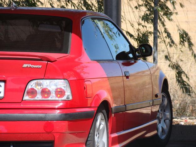 se vende bmw 320i coupe rojo 1996 o cambio