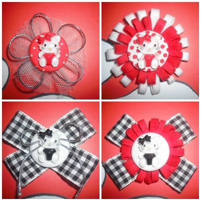 Broches y Diademas Hello Kitty