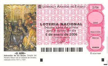 Lote de 738 decimos de la loteria nacional española