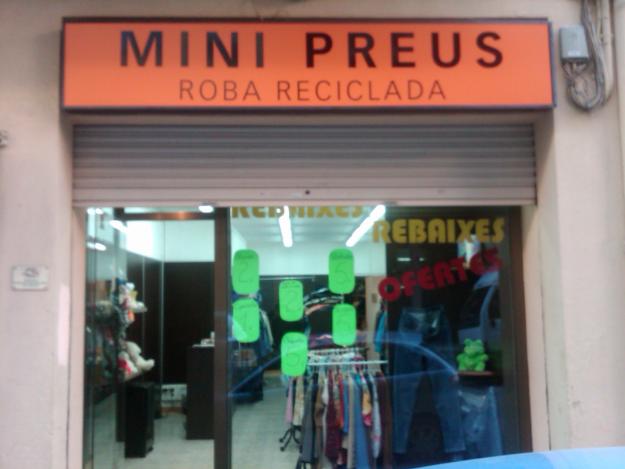 Venta de Ropa Reciclada.