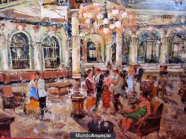 Hotel Orient, de Barcelona, pintura de JOSEP COSTA VILA