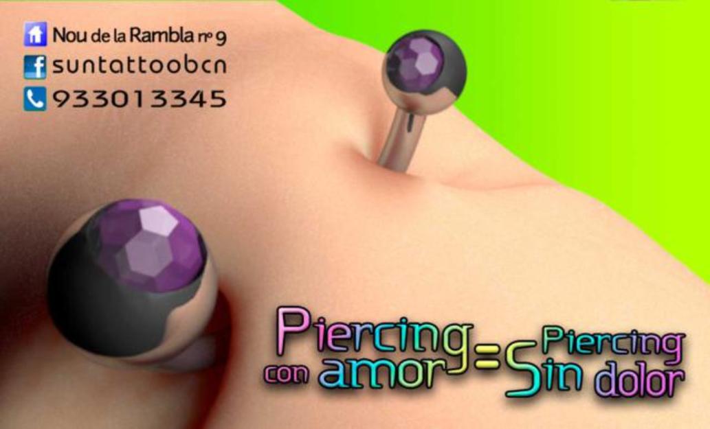 Piercing con Amor es Piercing sin Dolor