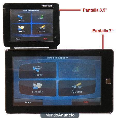 GPS 7 pulgadas 4GB con Bluetooth, AV-in, + camara