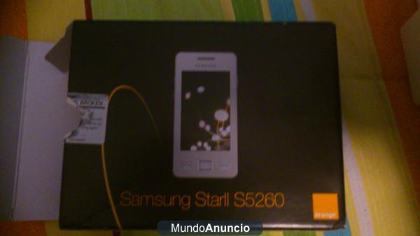 vend.mv samsung starll s5160 en blanco y su caja e etc..